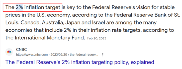 2% inflation rate