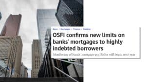 Read more about the article AiF观点 | 打压房地产泡沫，OSFI加码：限制银行向这些申请人放贷