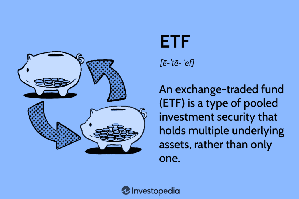 ETF illustration showing how pooled funds work — a popular option for the best TFSA investment strategies.
